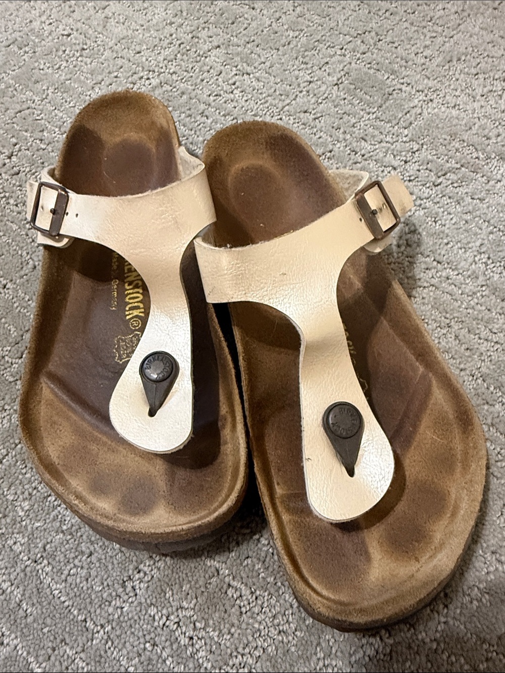 Birkenstock Toe-Post Sandals with Adjustable Buckle women’s size 38